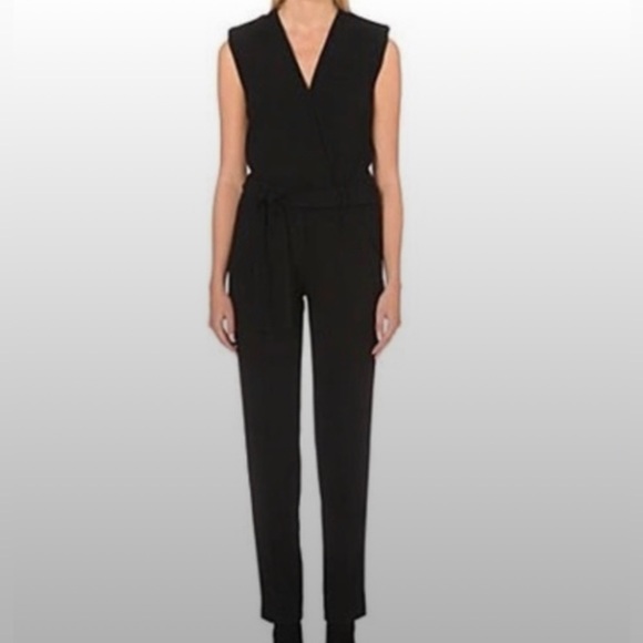 Retail $309 Maje Structured Sleeve Jumpsuit - Picture 3 of 10